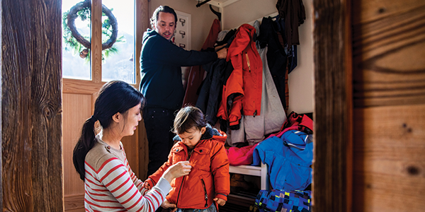 Kids Dressed for Winter